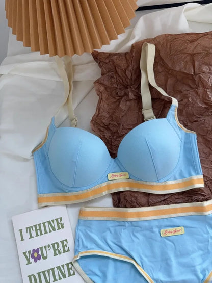 YUQI Dopamine Pink Plus Size Bra - Big Bust Lift | Anti-Sag Non-Trace Thin Lingerie Wireless Push Up Comfort Sexy Support