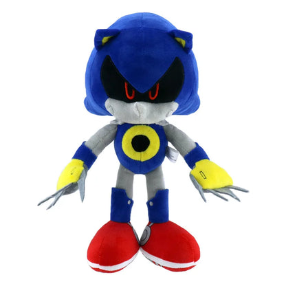 Hot 30CM High Quality Sonic Plush Toy Hedgehog Knuckles Tails Cute Cartoon Soft Stuffed Doll Birthday Gift for Children