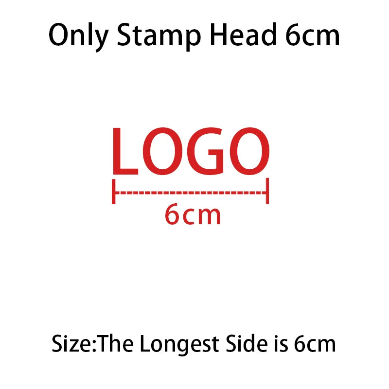 Personalized Leather Stamp Custom Logo Branding Iron Stamps Heating Brass Embosser Seals DIY Wood Cake Hamburger Craft Handmade