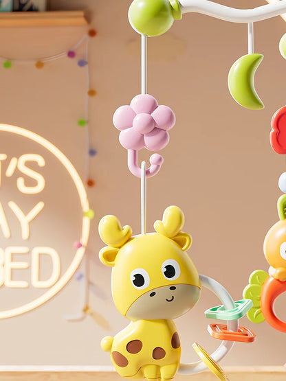 360° Bird Musical Remote Control Baby Crib Mobile Rotating Soft Light Bed Bell Toy Timing Hanging Infant Newborn Bedside Gift