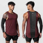 Summer men's vest gym clothing man Quick Drying tank tops Indoor fitness basketball vest Breathable men's clothing vest for man
