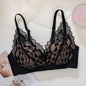 French Sexy Lace Bra and Panty Set for Women, Push Up Wireless Bralette, Comfortable & Breathable Small Chest, Bestseller MOYISU