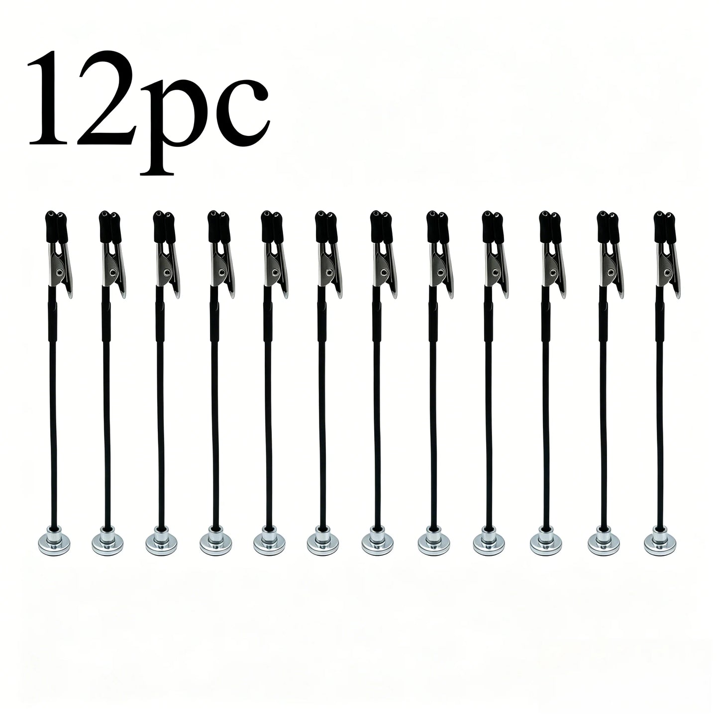Soldering Third Hand with Strong Magnetic Base Flexible Arms PCB Holder for Electronics Repair – Alligator Clip Welding Tool