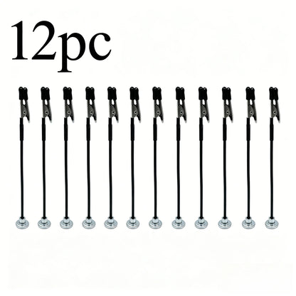Soldering Third Hand with Strong Magnetic Base Flexible Arms PCB Holder for Electronics Repair – Alligator Clip Welding Tool