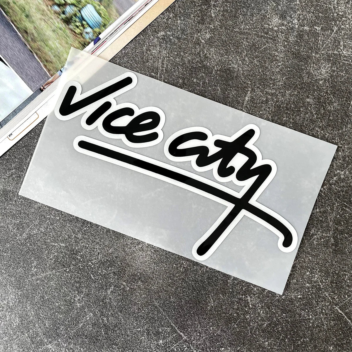 Vice City Sticker Windshield Decorative Decals Car Stickers Personality Creative Stickers For Automobile Exterior Accessories