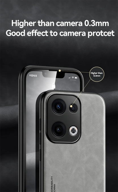 Funda For Oppo Reno 13 Pro 13F 4G 5G Case Car Magnetic Holder Leather Phone Case for Reno13 13pro 5G Soft Frame Shockproof Cover