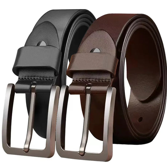 Classic Alloy Pin Adjustable Alloy Buckle Belts for Jeans Unisex Men Women Belt Business PU Leather Belts Waist Straps Belts