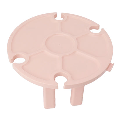 Portable Picnic Table Wine Glass Holder Outdoor Folding Table Convenient Plastic Folding Table for Outdoor Party
