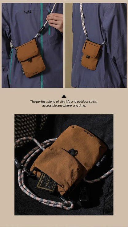 OCEGEAR Crossbody Bag Multifunctional Mini Anti-Theft Credit Cards Phone Shoulder Bag Travel Business Small Sling Purse Bag