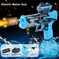 Lighting Electric Water Gun Continuous Water Spraying High-pressure Powerful Water Gun Children's Outdoor Game Toy Festival Gift