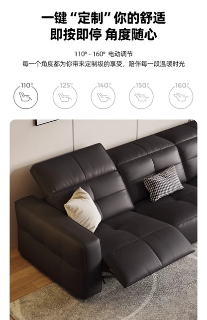 Luxury Couch Reclining Sofas Leather Black Seating Power Office Reclining Sofas Massage Sillas De Escritorio Home Furniture