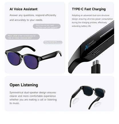 Xiaomi AI Smart Glasses 8K HD Camera LED light Translation Dialogue Meeting Video Record Outdoor Sports Sunglasses 2026 New