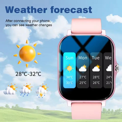 2026 New Smart Watch for Men Women Gift 1.83-inch Full Touch Screen Sports Fitness Watch Bluetooth Call Digital Smartwatch HW12