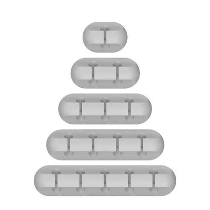 Silikonowy Organizer Kabli USB Nawijacz do kabli USB Klipsy do zarządzania porządkiem na biurku Uchwyt na kabel do akcesoriów do myszy i słuchawek