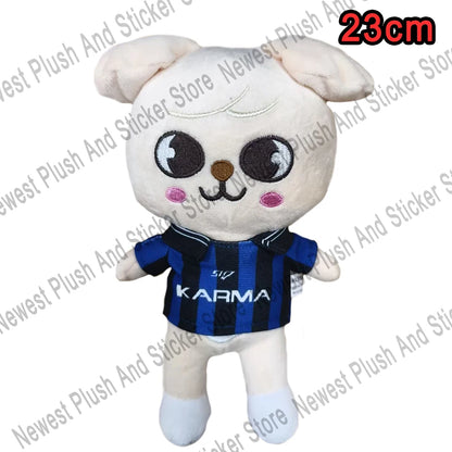 8pcs Skzoo Plush 25cm Kpop Cartoon Stuffed Animal Plushies Stray Kids Plush Doll Toys Kawaii JYP Adults KZ Fans Keychain  Gift
