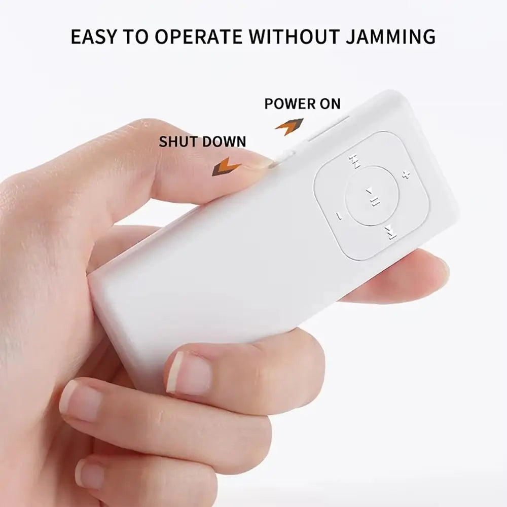 Fashion Long Strip Student MP3 Solid Color Ultra-thin MP3 Music Player Simple Mini Music Player Men Women