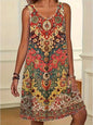 Womens A Line Dress Summer Dress Off The Shoulder Dress Vacation Vintage Daily Loose Fit Floral Graphic Tropical Sleevele U Neck