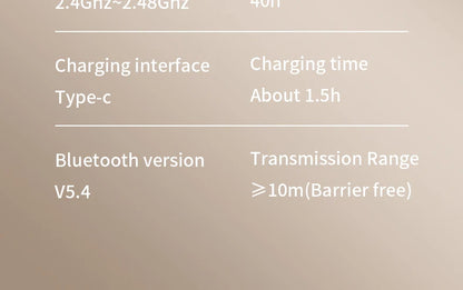 AI Translating Earbuds Real-time 144 Languages Translation Earphone Touch LCD Screen OWS Open Ear Wireless Headphone HiFi Stereo