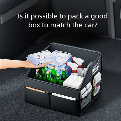 JFBONIN Car Trunk Storage Box Car Mounted Artifact Car Organizer Trunk Folding Box Inside The Car