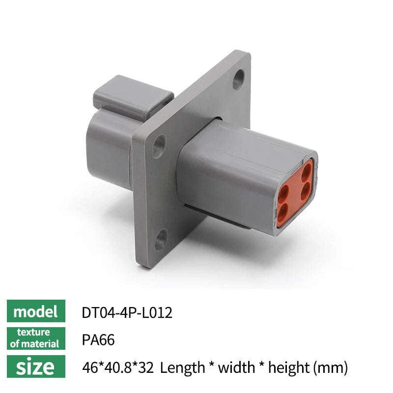 10/50/100 Sets Deutsch DTM/DT/DTP/DTF Automobile Connector Plug&Socket Male&Female Terminal DTM04-2/3/4/6/8/12 DTM06-2/3/4/6/8S