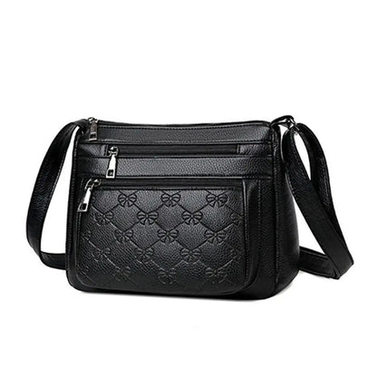 Women's Bag Middle-aged Bag Mother's Bag Fashion Multi-layer Large Capacity Single Shoulder Mother-in-law Buy Vegetable Bag