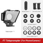 Soonpho F7 F8 Teleprompter for Tablet Laptop Smartphone Camera Bluetooth Portable Telepronter for Live Streaming Recording Video
