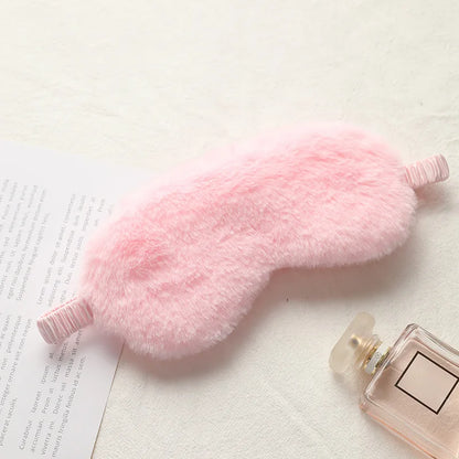 Eye Cover Plush Mask Eyepatch Nap Health Eye Cover  Sleeping Mask Sleeping Blindfold Soft Plush Eye Masks Cute Love Cloud