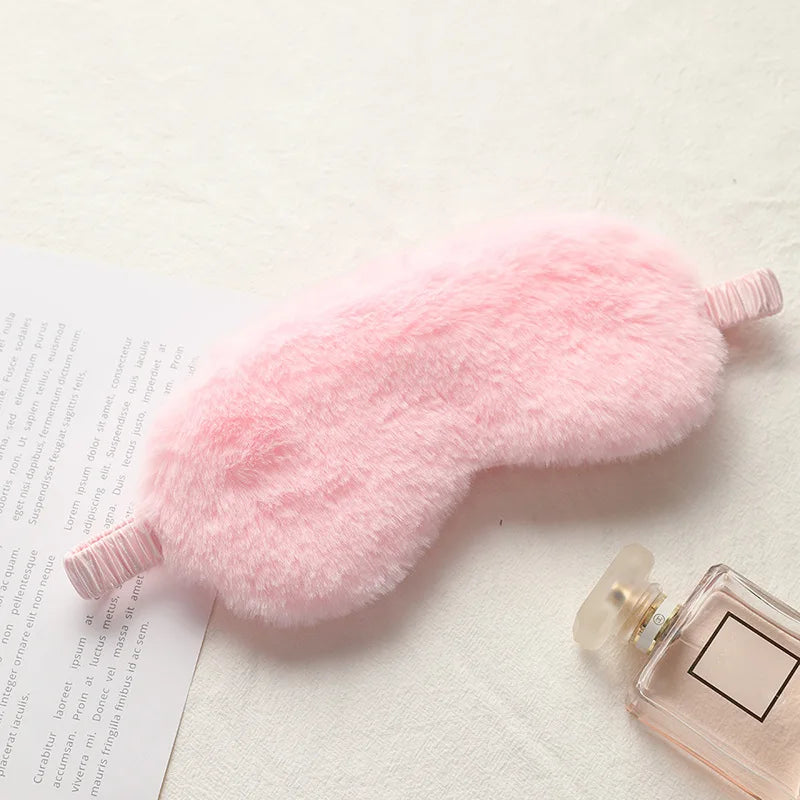 Eye Cover Plush Mask Eyepatch Nap Health Eye Cover  Sleeping Mask Sleeping Blindfold Soft Plush Eye Masks Cute Love Cloud