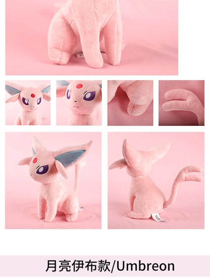 Pokemon Eevee Collection Plush Flareon Vaporeon Stuffed Doll Espeon Umbreon Glaceon Leafeon Sylveon plushies Xmas Gifts For Kids