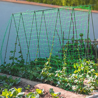 Heavy-Duty Garden Climbing Net – UV-Resistant Nylon Trellis for Cucumber, Loofah & Flowers