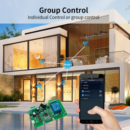 ZIGBEE Tuya eWelink Smart Home Automation Appliance Controller 1/2/4CH Switch Module for Garage Doors, Lights, Motors, Curtains