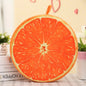 Cartoon Fruits Print Round Bar Chair Cushion Cover Anti-Slip Seat Cushion Slipcover Soft Stool Cushion Covers For Living Dining