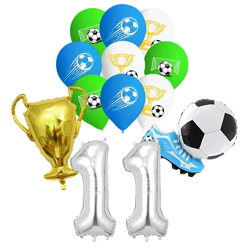 Blue Football Birthday Party Decoration Soccer Birthday Party Plate Cup Napkins Cotillon Birthday Soccer Star Happy Birthday Set