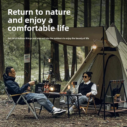 Dotwise Camping Table Foldable Portable IGT Outdoor Table Adjustable Height Aluminum Alloy For Outdoor Barbecue Picnic Fishing