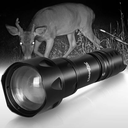 UniqueFire 2002D Vcsel 940NM 850NM LED Hunt Flashlight T20 Pro Zoom Fresnel Lens illuminator Night Vision Torch Lamp Max.1000M