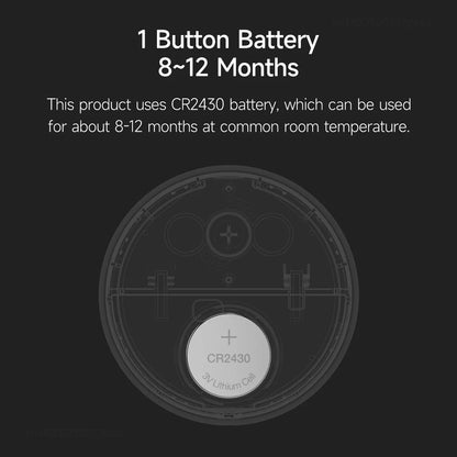 Qingping Temperature Humidity Sensor T Version Thread/BLE High-precision Indoor E-Link INK Thermometer work with Apple HomeKit