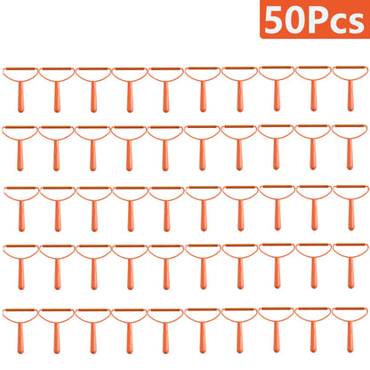 1-50Pcs Clothes Hair Scraper Pet Manual Lint Removal Coat Clothes Double Sided Hair Removal Shaver Brush Tool for Carpet Wool
