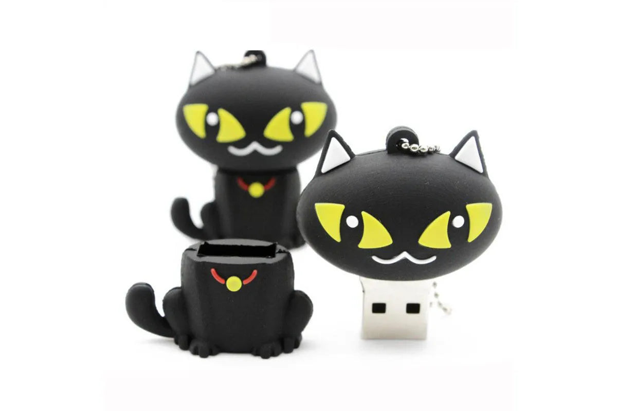 JASTER Uroczy Kreskówkowy Zwierzęcy Pendrive USB 64 GB Pingwin Kot Pamięć USB 32 GB Sowa Dinozaur Pendrive 16 GB Pszczoła Lis Pendrive 8 GB