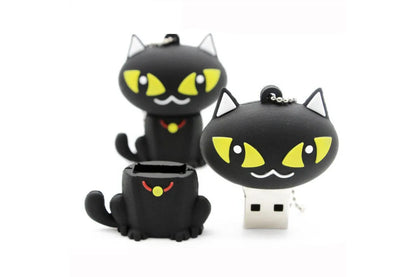 JASTER Uroczy Kreskówkowy Zwierzęcy Pendrive USB 64 GB Pingwin Kot Pamięć USB 32 GB Sowa Dinozaur Pendrive 16 GB Pszczoła Lis Pendrive 8 GB