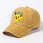 Pokemons Baseball Caps Pikachu Kawaii Anime Figures Sunshade Hats Summer Outdoor Parent Child Sunhat Trendy Duck Tongue Cap Gift