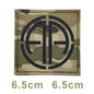 Cross Skull Finger Skeleton Tactical Clothes Vest Backpack Templar Knight Ride Bounty of Hunter Ranger Tags Magic Patch