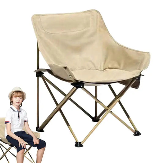 Children Camping Folding Chair Outdoor Fishing Chair Foldable Portable Camping Chair Heavy Duty for Famliy Travelling