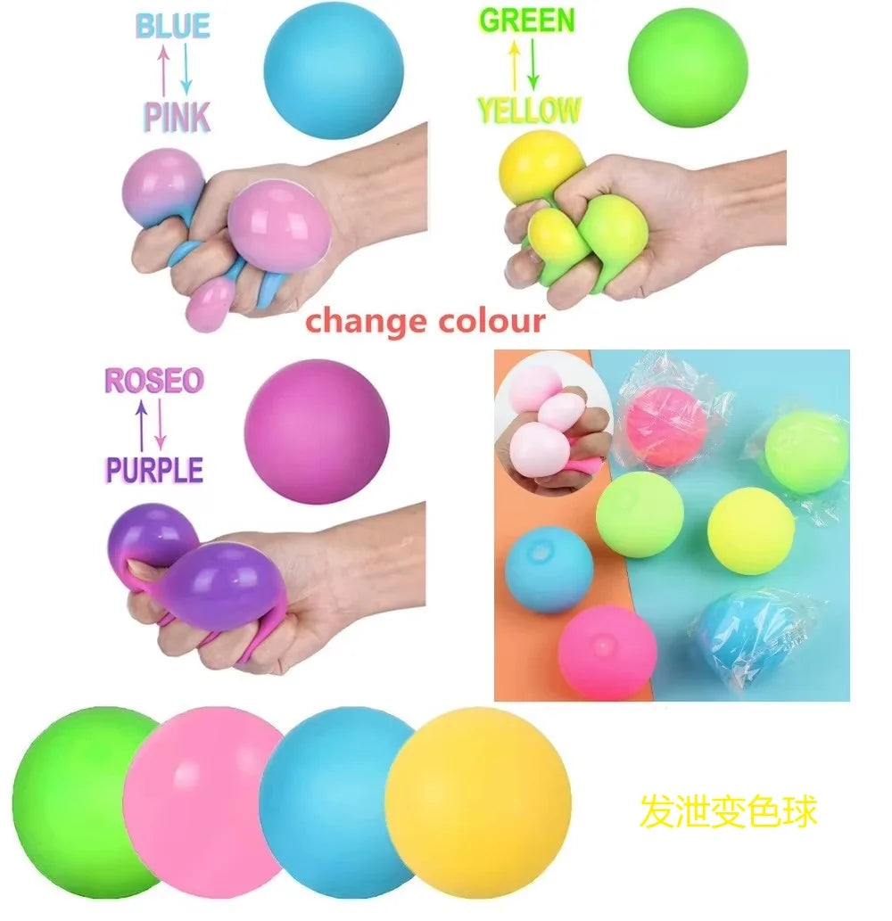Yolk Balls for Kids Splat Ball Squishy Clear Egg Yolk Fun Squeeze Toy Anxiety Reducer for Kids Adults Birthday Party Favors