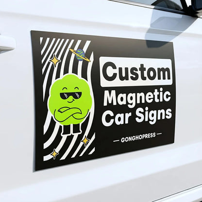 Customizable Magnetic Car Decals—Ideal for Vehicle Advertising and Decoration; Supports Your Own Custom Designs.
