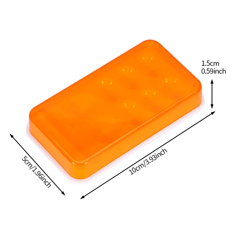 1pc Dental resin shading box, mixed composite cover protective cover, veneer storage box, denture patch sorting tool