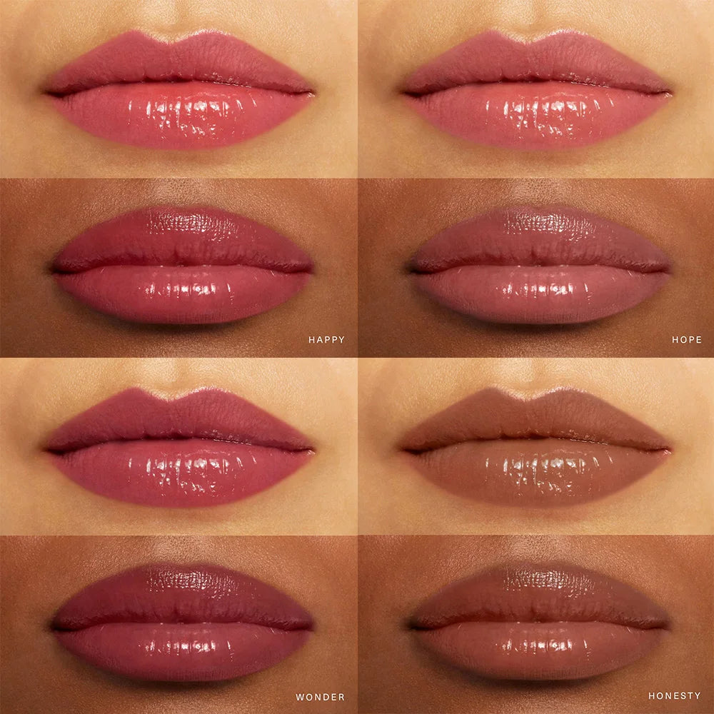 Rare Beauty Trendy Beauty Lip Lacquer Gentle Mellow Sheer Lip Salve Non-tacky Nourish Airy Bloom Mute Lip Hue