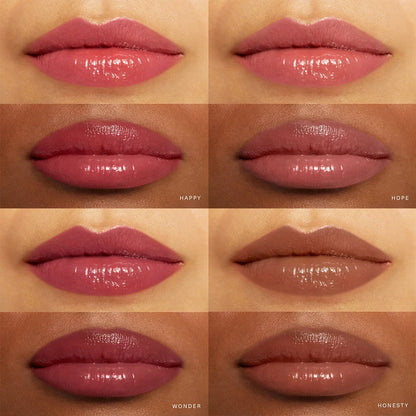 Rare Beauty Trendy Beauty Lip Lacquer Gentle Mellow Sheer Lip Salve Non-tacky Nourish Airy Bloom Mute Lip Hue
