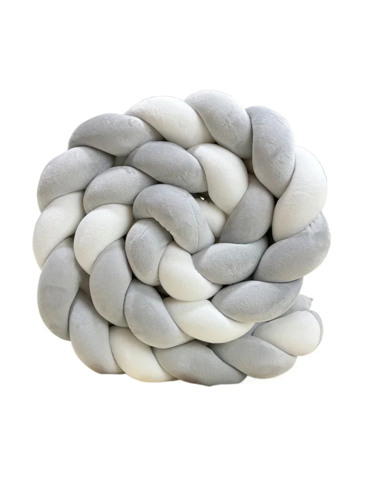 Handmade Knotted Floor Mat Woven Decorative Pillow Comfortable Soft Stitched Knitted Pillow for Living Room Bed Decorations