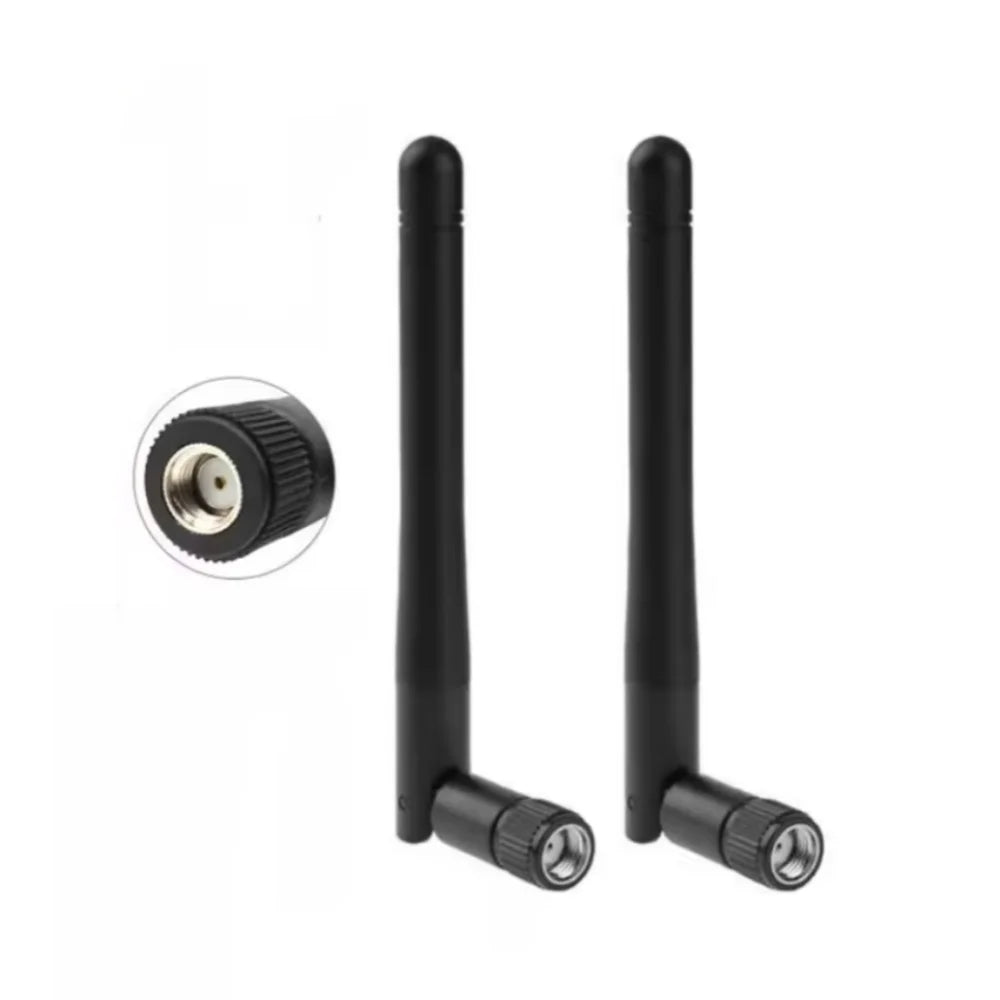 2.4GHz Folded Bluetooth ZigBee Antenna 3dBi with U.FL I-P-E-X-1 to SMA Connector 15cm For ESP8266 ESP32 WiFi Module 2PCS