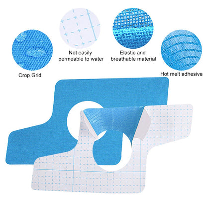 5Pcs/Set Kinesiology Tape for Knees - Knee Kinesiology Tape Pre Cut | Waterproof Workout Adhesive Patches for Recovery Injury